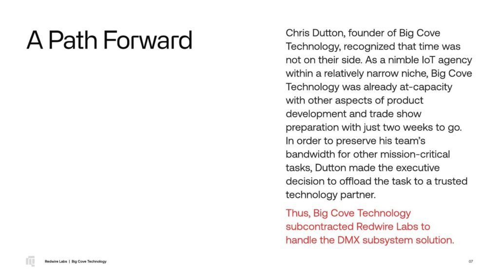 Big Cove Technology Case Study: Page 7 of 20