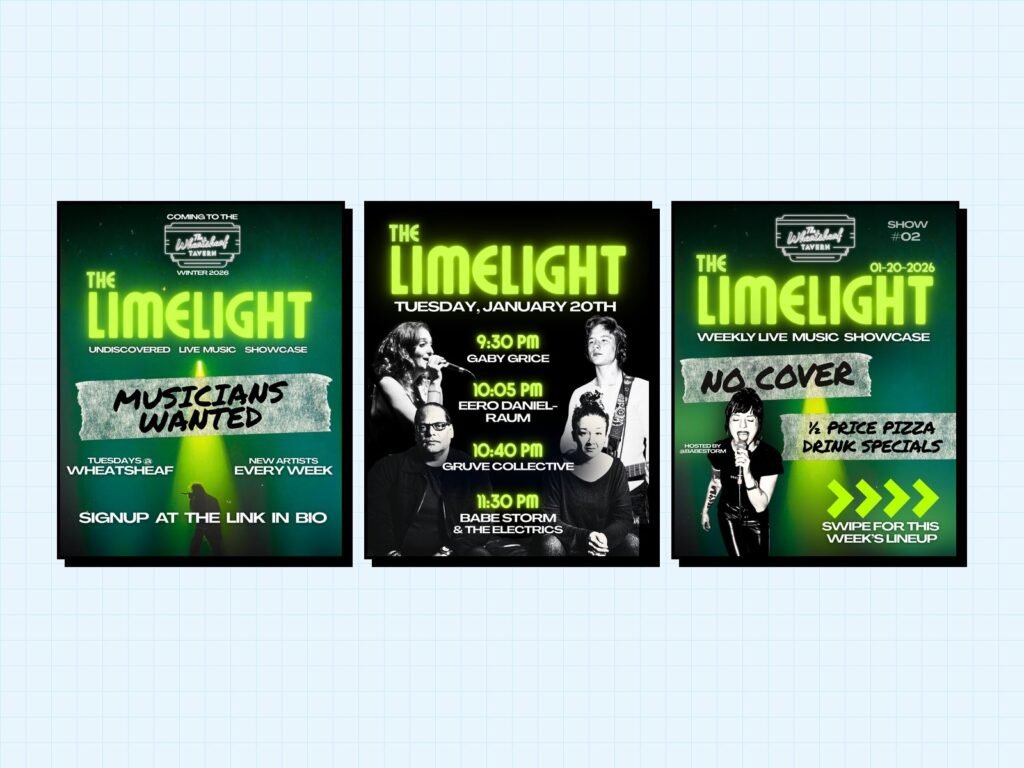 The Limelight at The Wheatsheaf