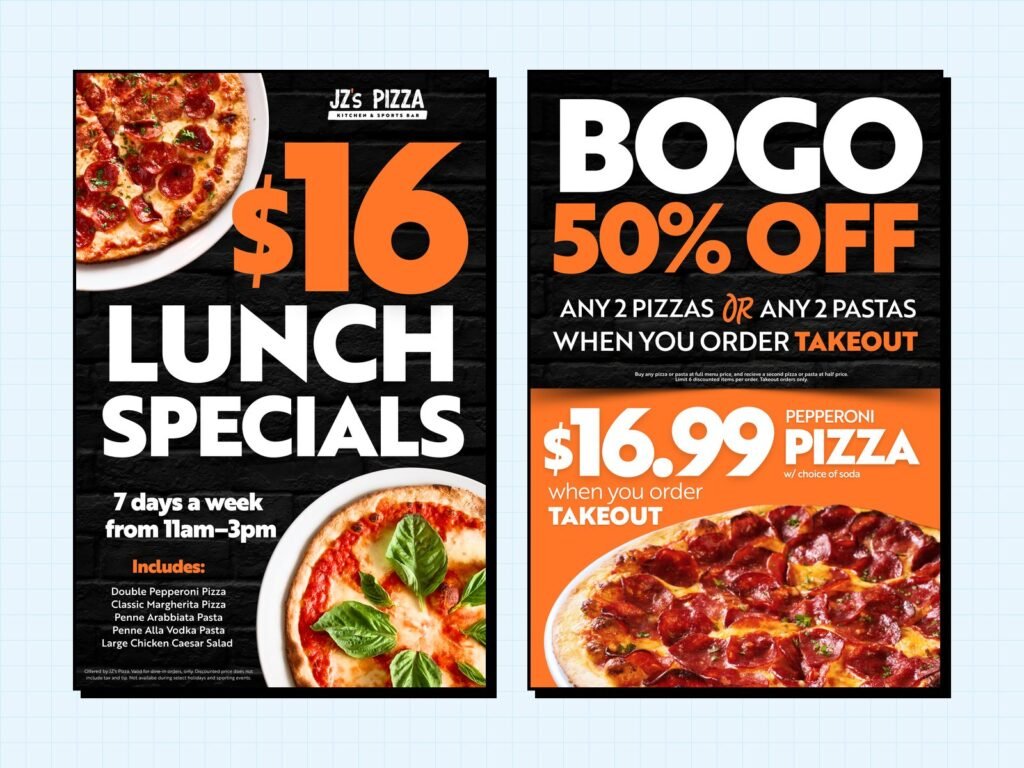 JZ's Pizza Promo Boards