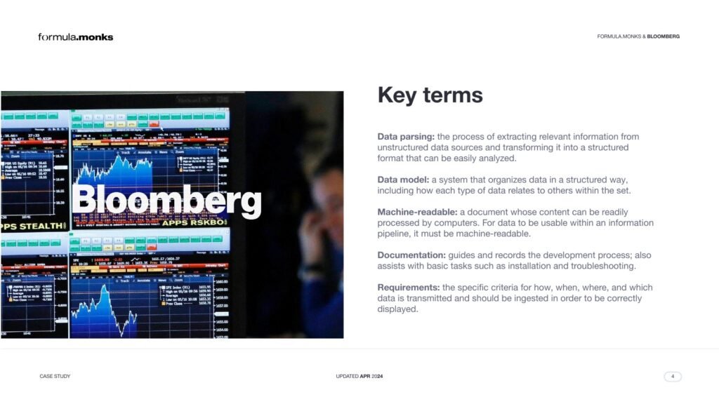 Use Case Café #10: Bloomberg Voyager, slide 3 of 9