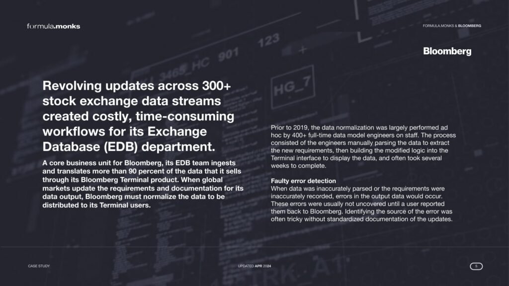 Use Case Café #10: Bloomberg Voyager, slide 4 of 9